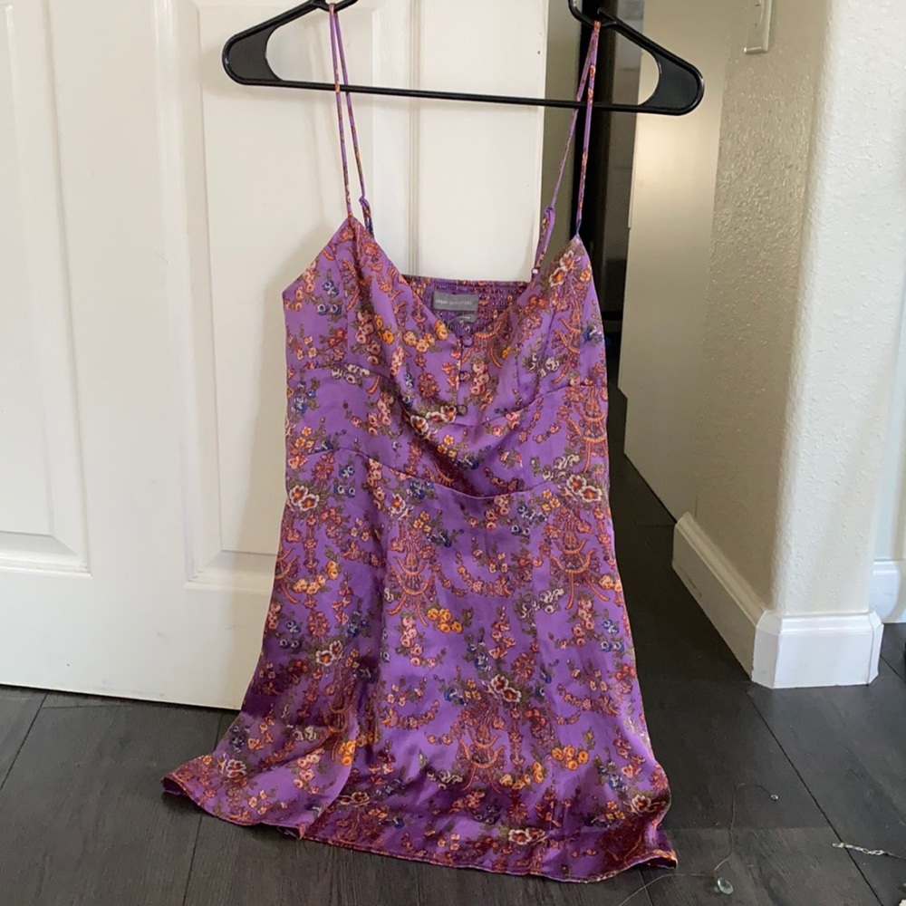 Urban Outfitters Purple Silk Mini dress